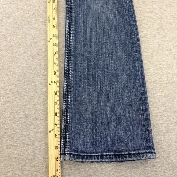 Miss Me Women's Blue Bootcut Jeans JP5021 Fleur De Lis 30 - Picture 8 of 8